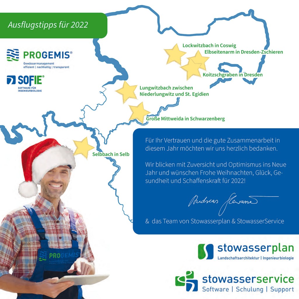 Weihnachtsgrüße von Stowasserplan und StowasserService 2021